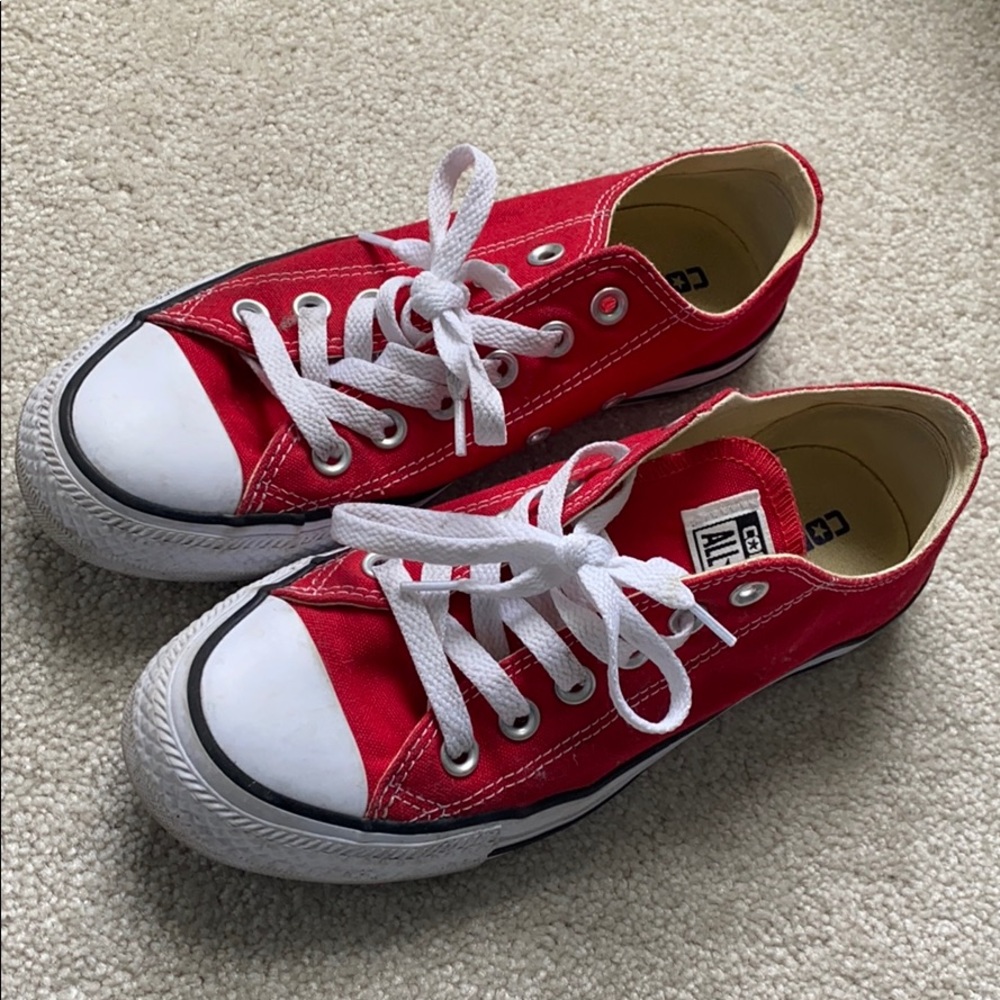 classic red converse